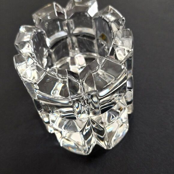 VINTAGE Crystal Mikasa Reflections Votive Candle Holder Germany - Picture 9 of 9